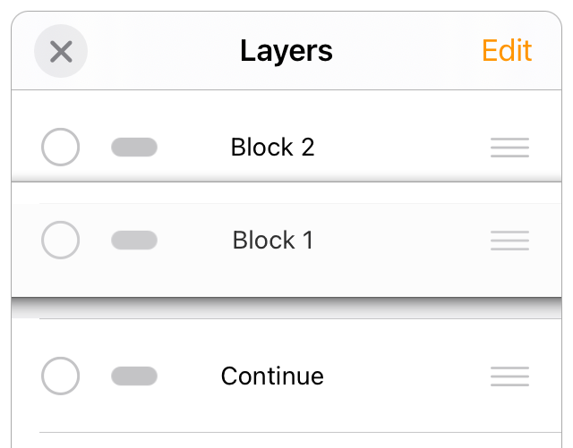 Layer List > Reorder